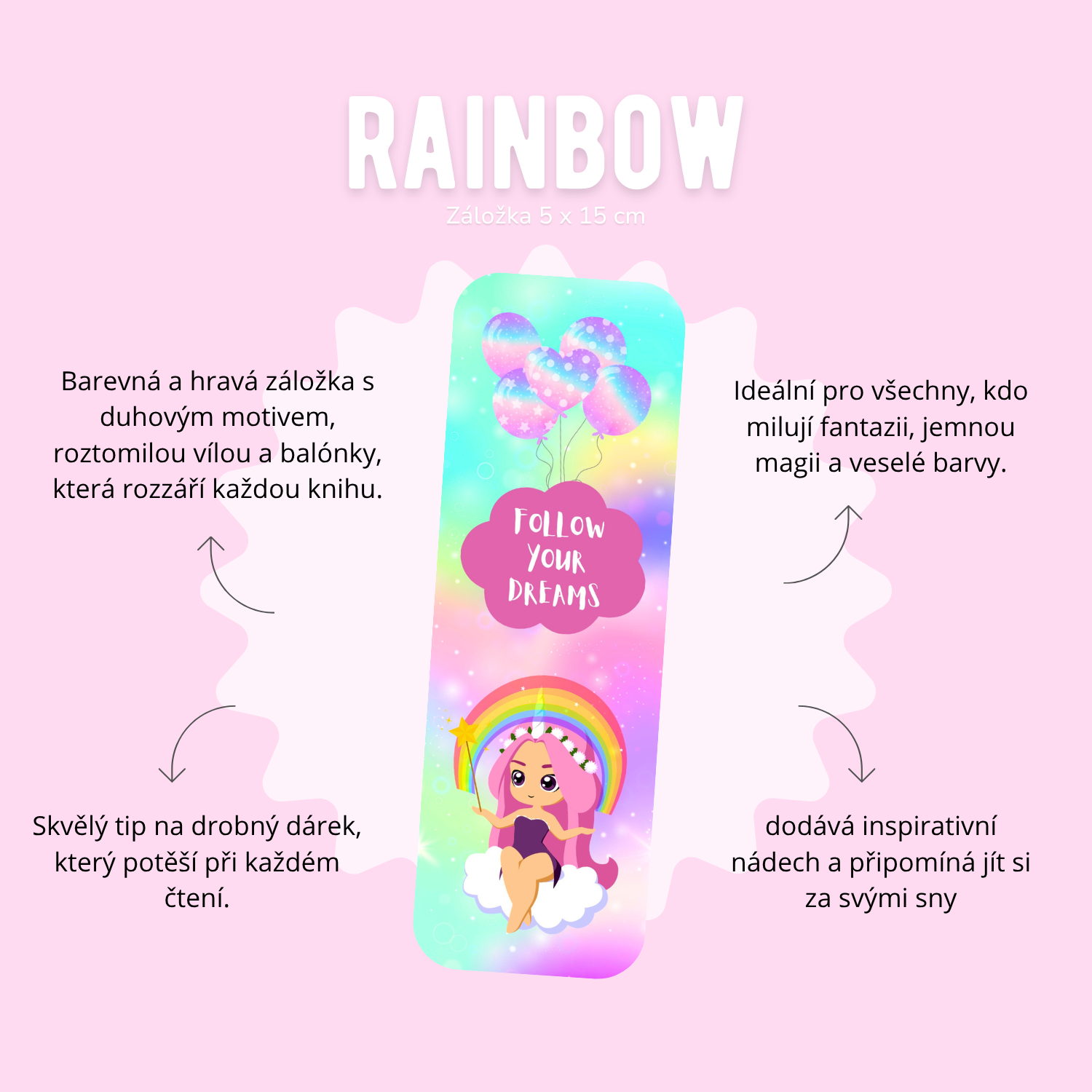 Záložka - rainbow