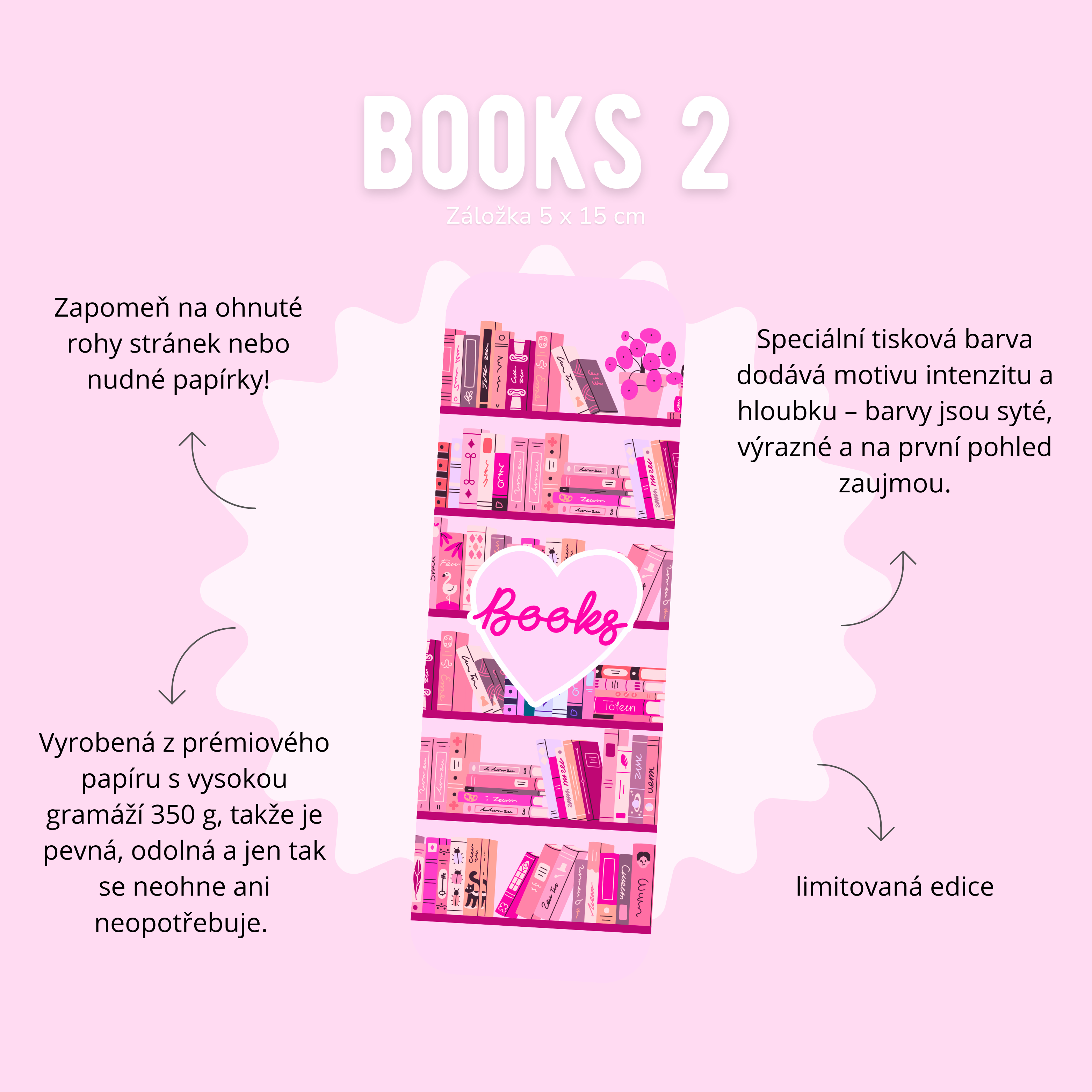 Záložka - books 2