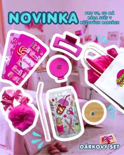 Dárkový set - ružová