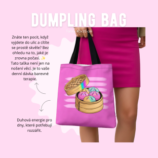 Taška přes rameno Dumpling - růžová