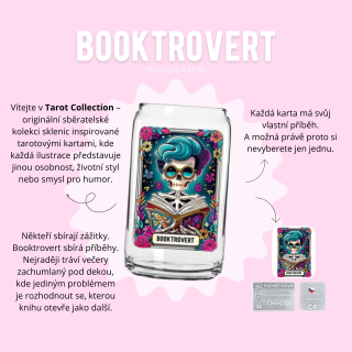 Sklenička 473 ml - Booktrovert