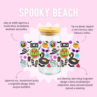 Sklenička 473 ml - spooky beach